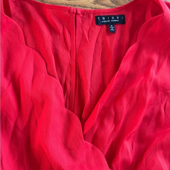 Rompers Elegant for summerTrixxi Bold Red Garment - Picture 3 of 8